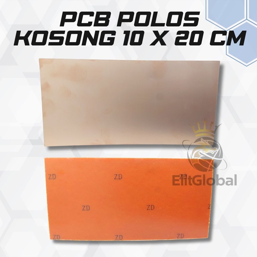 PCB ธรรมดาเปล่า 10 x 20 ซม. – สําหรับโครงการอิเล็กทรอนิกส์ DIY