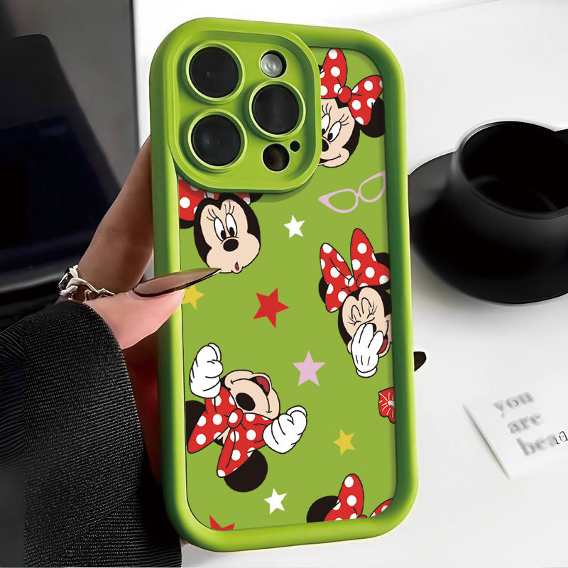 น่ารักการ์ตูนStar MinnieสําหรับOPPO A7 A12S F11 A9X A94 A79 A80 A57 A77 A5S Reno 4F 5F 7Z 8Z A53 A33