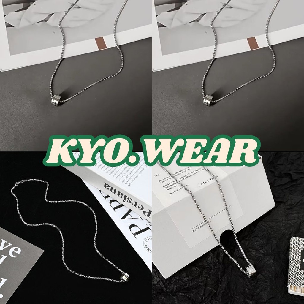 KYO ✨ สร้อยคอสไตล์โกธิค สินค้าแฟชั่น โซ่กระดูกไหปลาร้า ยูนิเซ็กซ์ ย้อนยุค ของขวัญสำหรับเพื่อน XL007