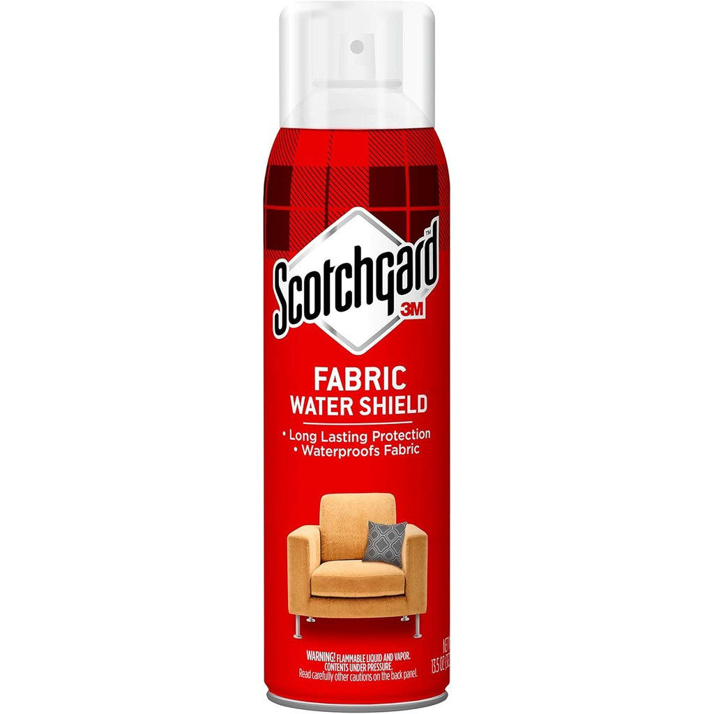 Scotchgard Fabric Water Shield, 13.5 Ounces, Repels Water, Ideal for Couches, Pillows, Furniture, Sh
