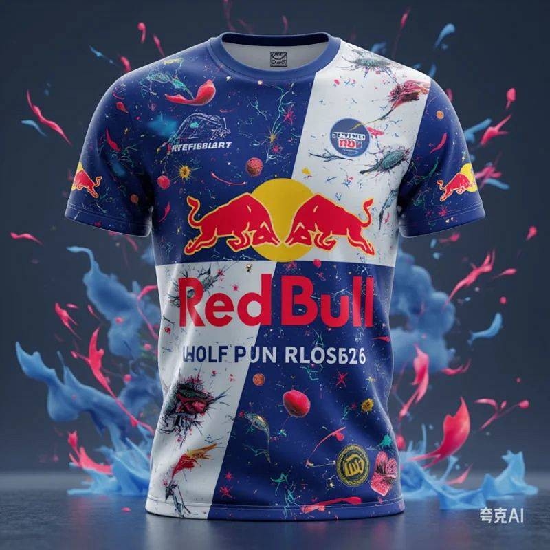 【Ready Stock】 RedBull Racing Suit F1 Formula One World Racing Fans T-shirt Summer Fashion Men's Fun 