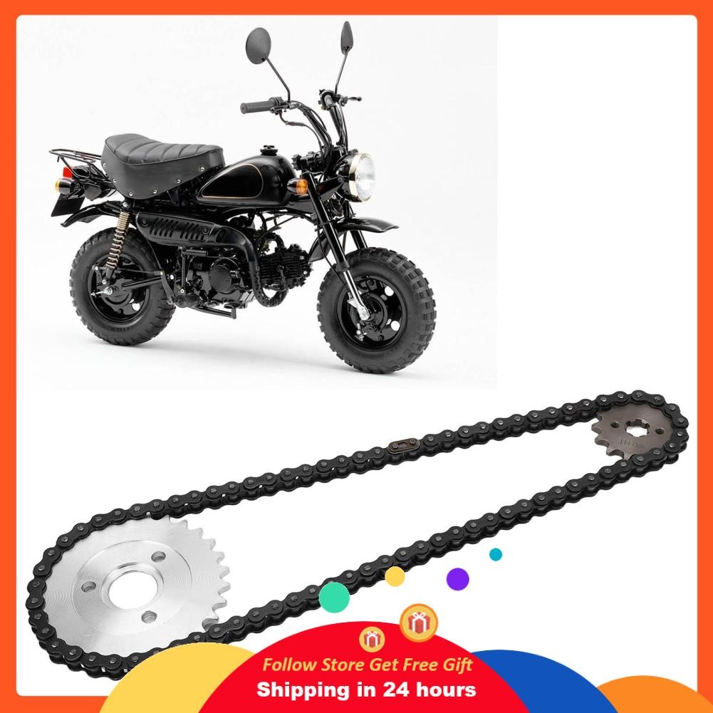 Honglai ชุดเฟืองเชน Honglai 420 78 ลิงก์ 3 หลุม 29T 120 มม. หลังล้อมู่เล่ 14T สำหรับ Z50A Z50R Z50R 