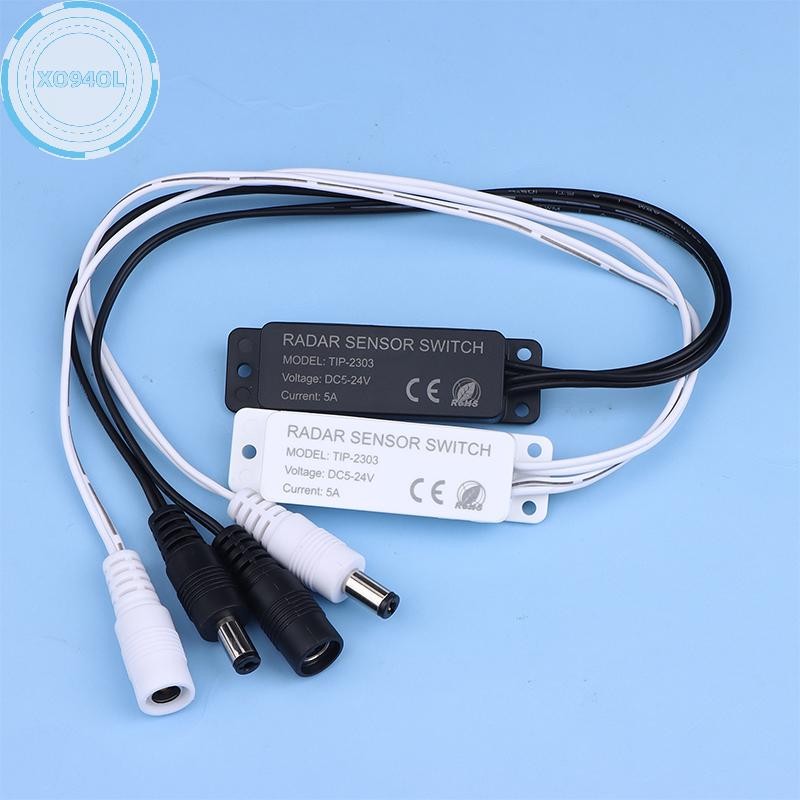 Xo94ol DC 5-24V 5.8G ไมโครเวฟ Radar Sensor Switch Controller Human Body Induction Switch สําหรับ PWM