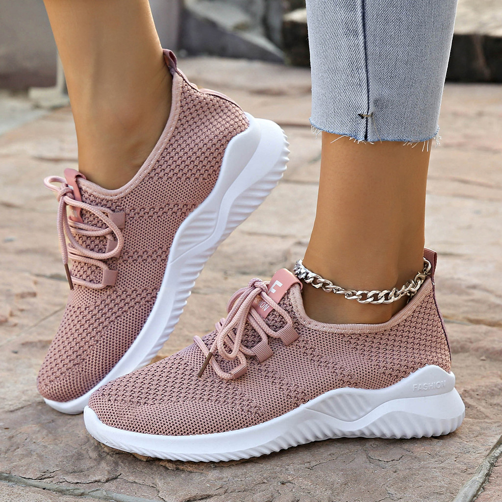 Shoes Women's Autumn Casual Running Shoes Women's Shoes shoes Mesh Breathable Flats Soft Bottom Snea