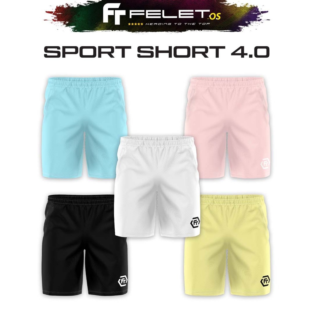 FELET SPORT SHORT 4.0กางเกงแบดมินตันSluar Badminton by FELET