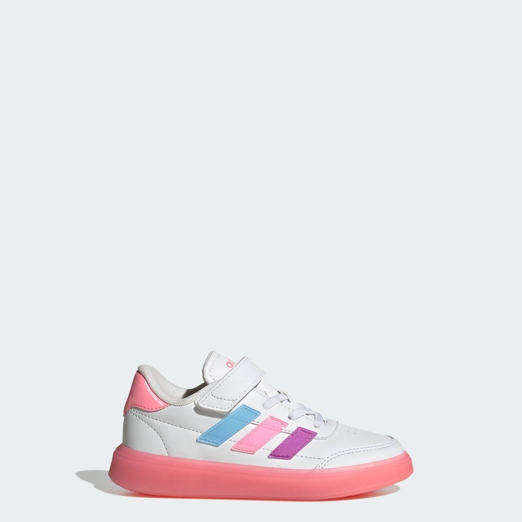 adidas เทนนิส & ไลฟ์สไตล์ รองเท้า Courtblock เด็ก สีขาว JQ7352