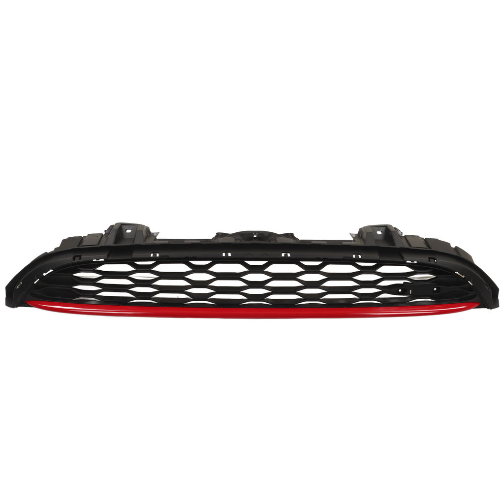 JCW กันชนหน้า Bonnet Grille Grill แถบสีแดง 51137393456 สําหรับ Cooper F55 F56 F57 S JCW 2014‐2021