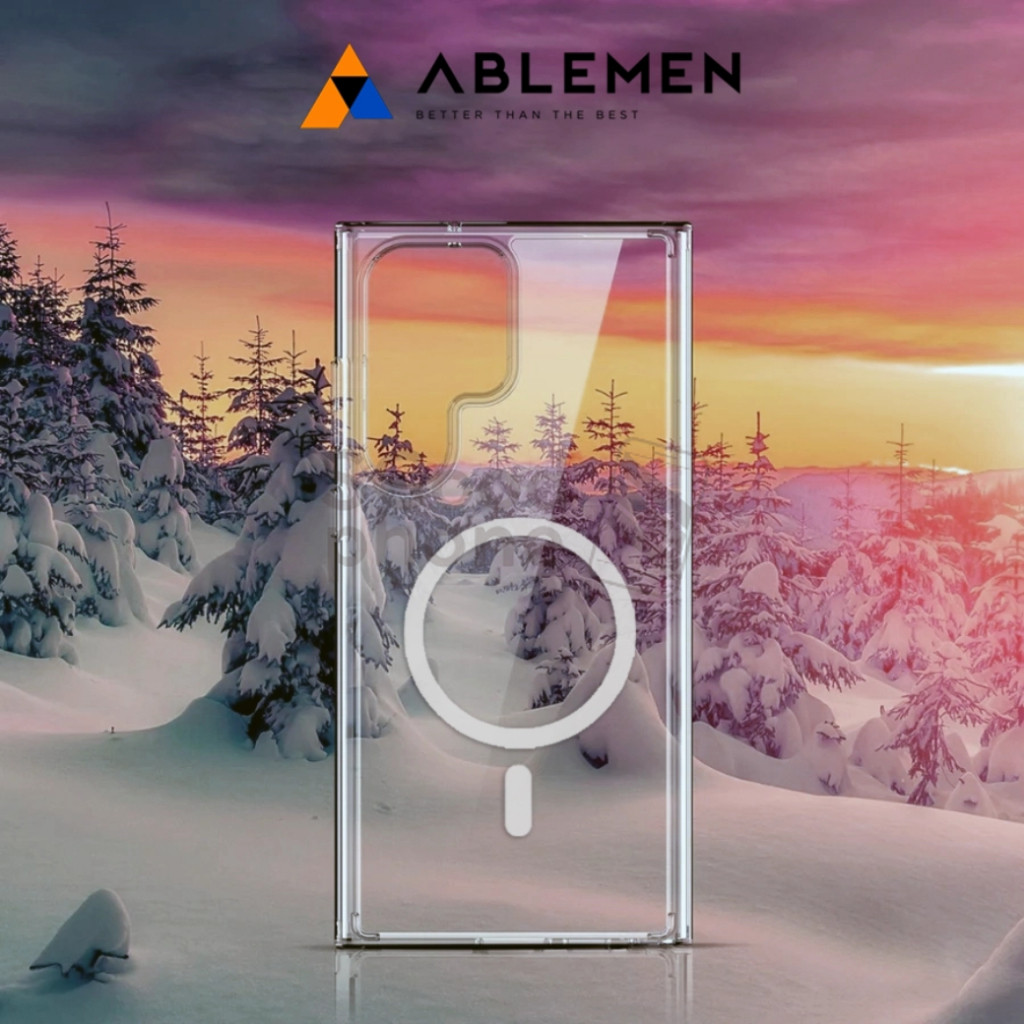 Ablemen Ultra Clear เคสแม่เหล็ก เคสใสกันกระเเทก Samsung S25 Ultra / S24 Ultra