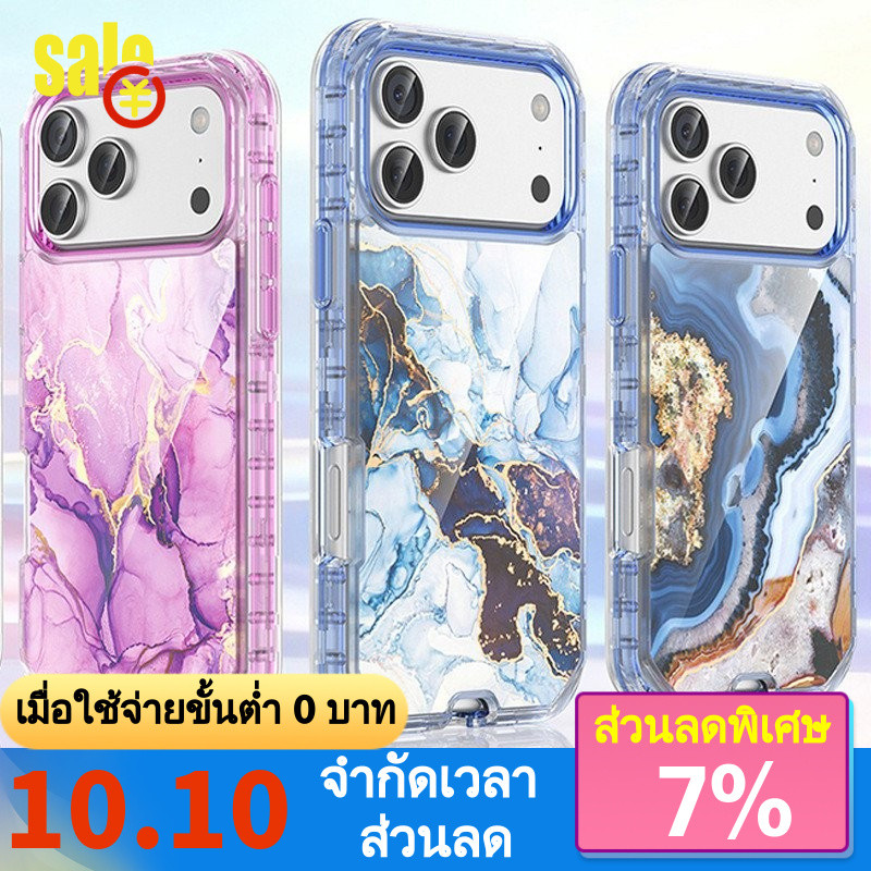 กันกระแทก iPhone 17/16/15/14/13/12/11/X ProMax Mini Plus Pro-Simple Design, กันกระแทกทหารเกรด-ล่าสุด