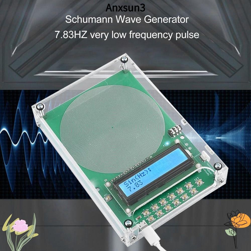 ANXSUN3 Resonator, USB Ultra-Low Frequency Schumann Sine Wave Resonance, ปรับ 0.01Hz~30000Hz Pulse G
