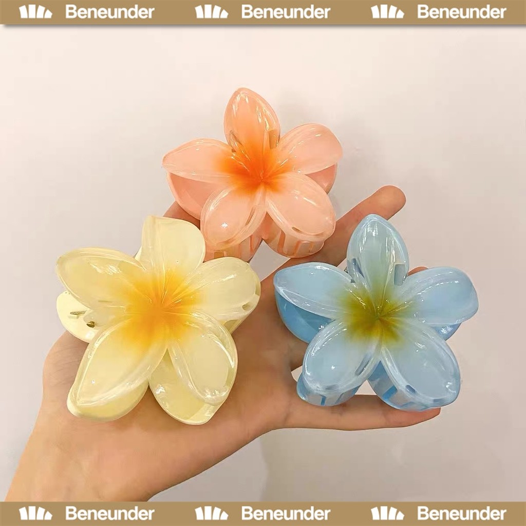 YTL 🌺 พร้อมส่ง🌺กิ๊บติดผมลายดอกไม้ ใส่ติดไปหน้าร้อนนี้น่ารักมาก