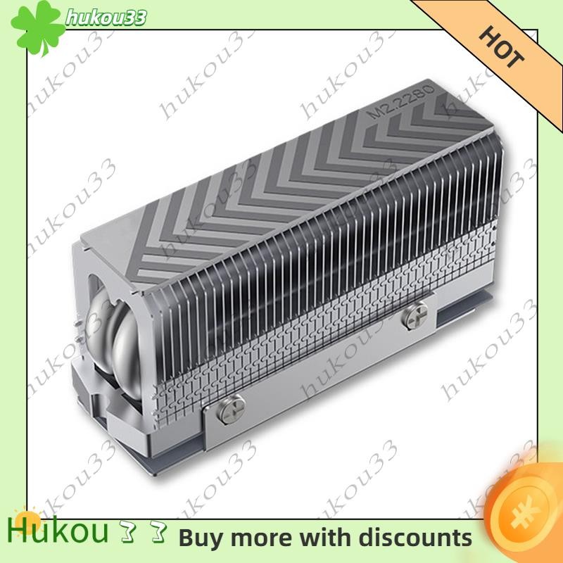 M.2 2280 NVMe SSD ความร้อน Cooler Dual ท่อความร้อนประสิทธิภาพสูงแผ่นความร้อนสําหรับ 2280 SSD PC คอมพ