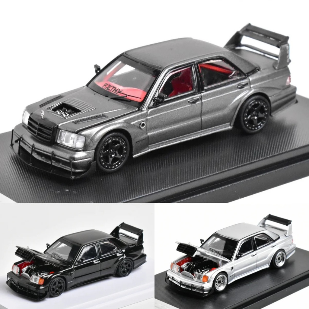 Rhino Model Rm 1:64 W201 190e รถโมเดลDiecast