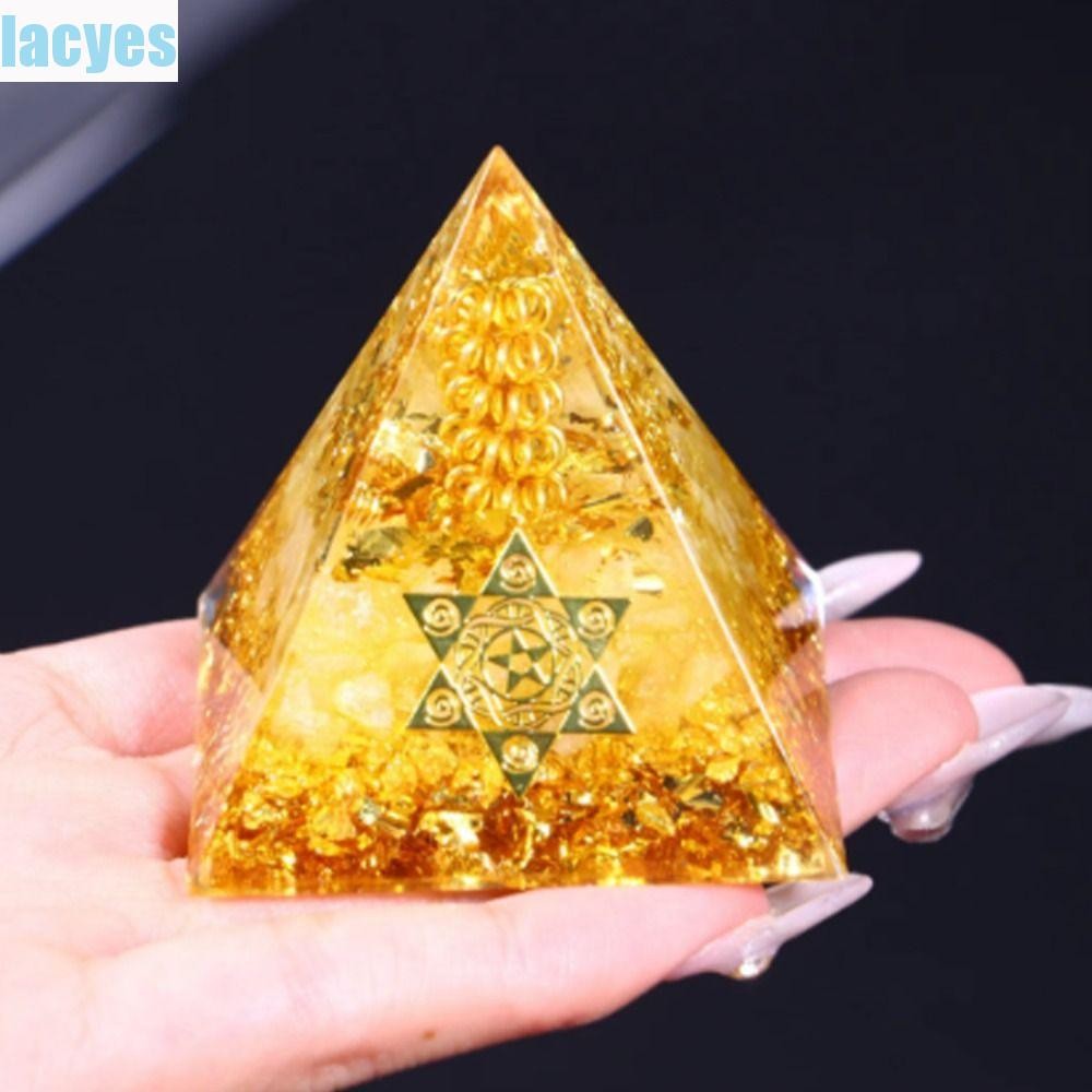 LACYES พีระมิดพลังงาน, เครื่องกําเนิดไฟฟ้าพลังงาน Reiki พีระมิดเครื่องประดับ, เครื่องมือการทําสมาธิท