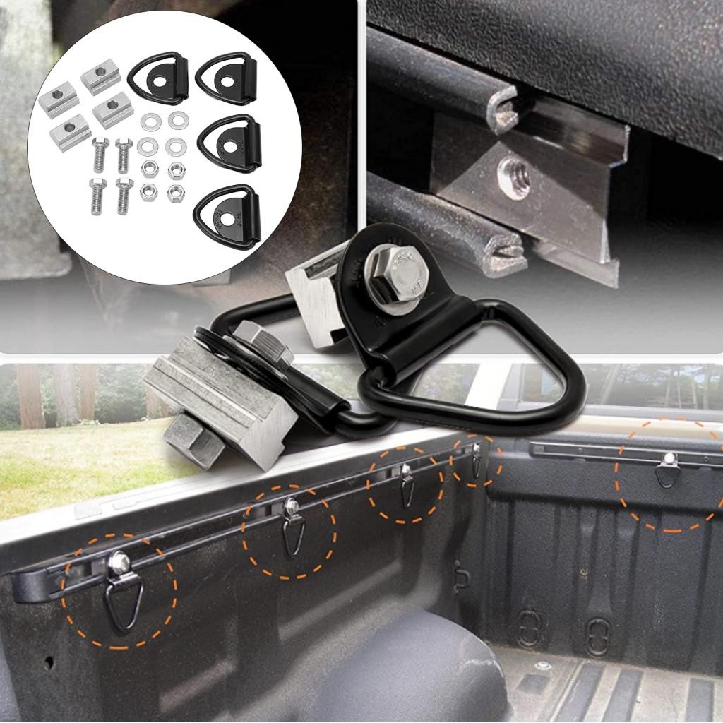 Phoenixshop T Slot Nut เชื่อมสามเหลี่ยมเสียงรบกวนต่ํา Tie Down Anchors 38in16 ด้ายสแตนเลสสําหรับรถบร