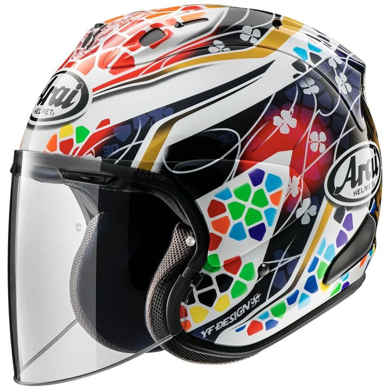 ReadyStockOpen Face Helmet SZ RAM 4 NAKAGAMI 3/4 Helmet Off Road Racing Motocross Motorcycle Helmet