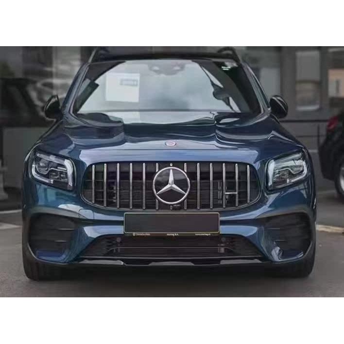 เหมาะสําหรับ 20-22 Mercedes-Benz GLB Class ถึง GLB35AMG ขนาดใหญ่รอบชุดกันชนหน้ากลางสุทธิด้านหลัง Lip