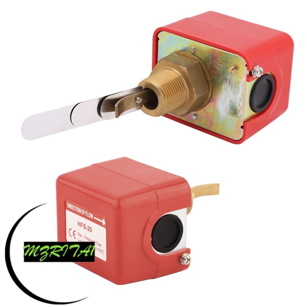 MARITA1 Flow Switch, SPDT R3/4 Target Liquid Water Oil Sensor, ระบบอัตโนมัติ HFS-20 15A 250V Water S