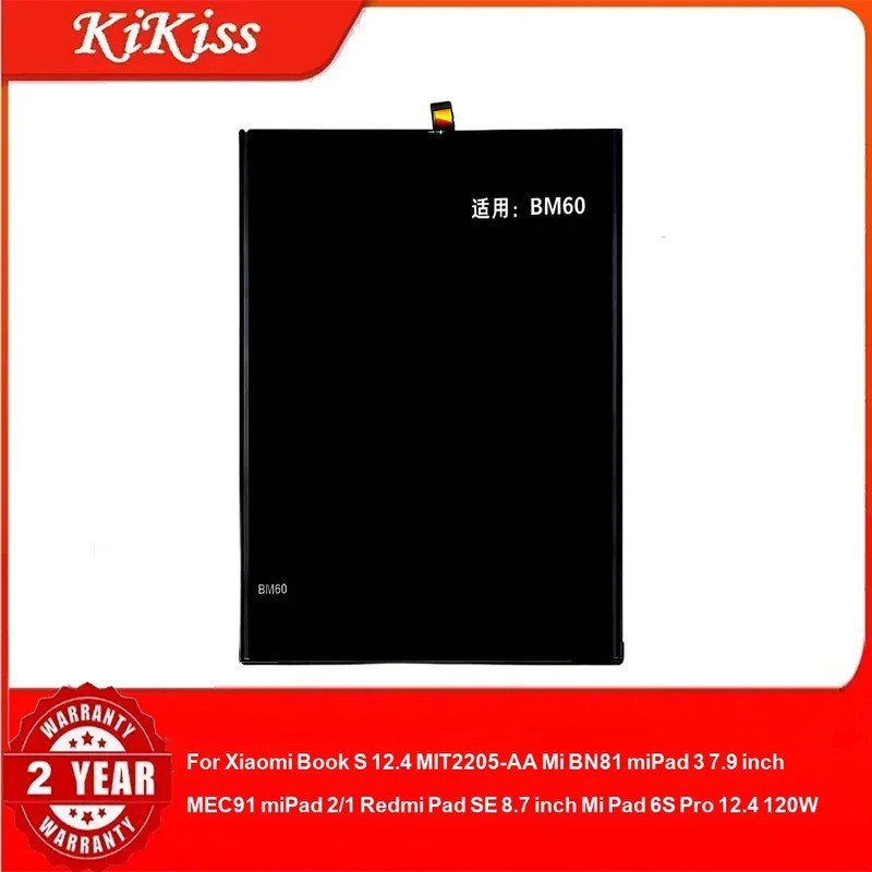 แบตเตอรี่สําหรับ Xiaomi Book S 12.4 MIT2205-AA Mi BN81 miPad 3 7.9 นิ้ว MEC91 miPad 2/1 Redmi Pad SE