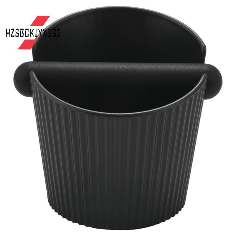 Hzsbckjyxgs2Espresso Grounds Knock Box,ขนาดเล็กกาแฟ Puck Knock กล่องที่ถอดออกได้ Knock Bar สําหรับเค