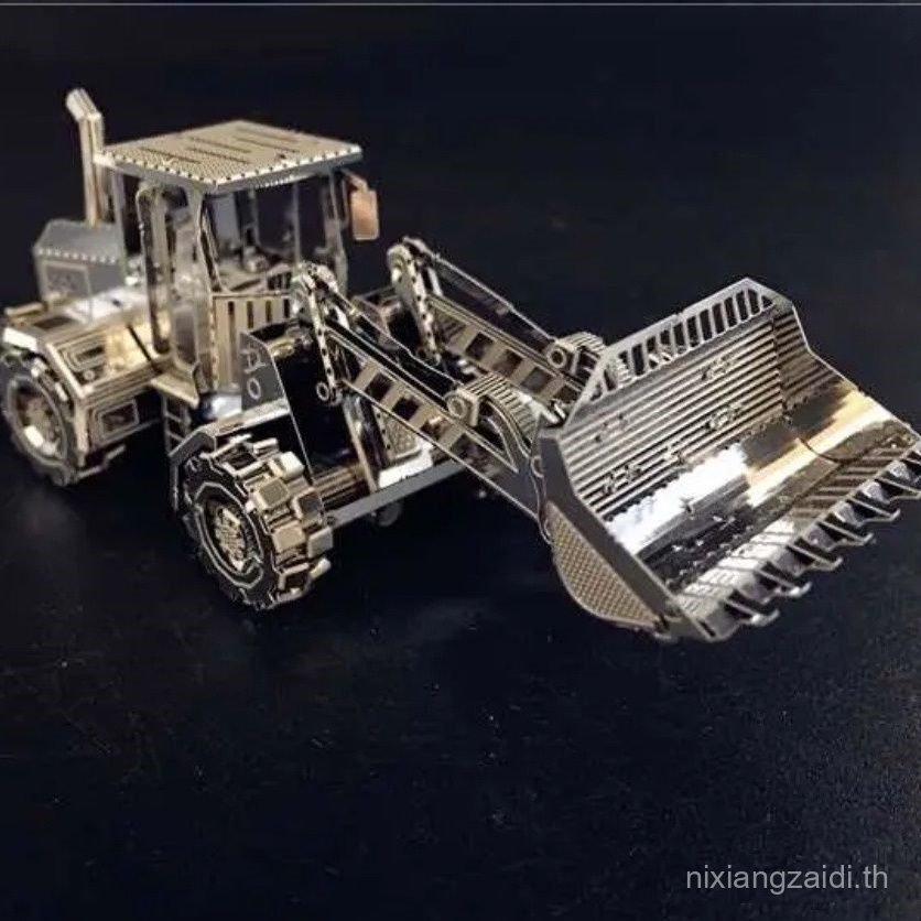 G ปลูกดอกไม้!Together ประกอบ Bulldozer ทําด้วยมือสามมิติ 3d diy Assembly Model OZ4I