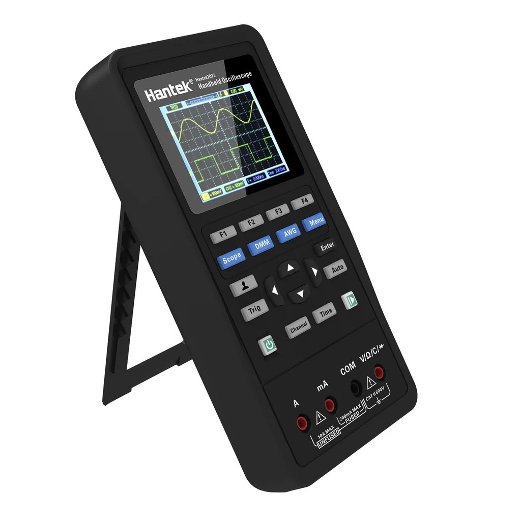 Professional Hantek Handheld Digital Oscilloscope Multimeter Hantek2c72 คุณภาพสูง 2 ช่อง 70 Mhz Band