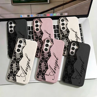เคสมือถือ For Samsung A56 A07 A55 A17 A05S A16 A15 A54 A06 A36 S24 A35 S25 S26 A35 A34 A53 A27 A57 A37ทำจากหนังกันกระแทก