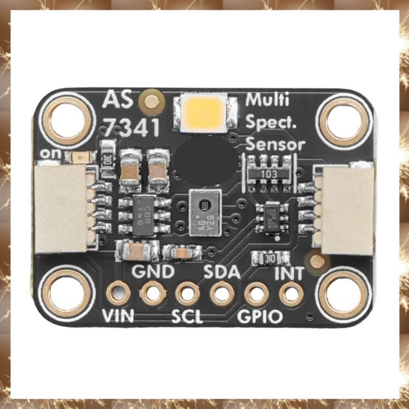 (OKB)AS7341 บอร์ดแยกเซ็นเซอร์สีอ่อน 10 ช่อง Qwiic/QT สําหรับ STEMMA เข้ากันได้กับ