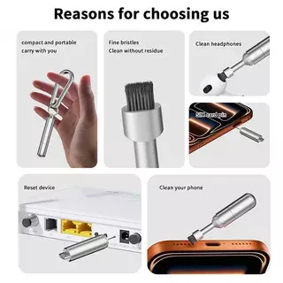 Maygp 2 In 1 ซิมการ์ดถาดเครื่องมือกําจัด Eject Pin หูฟังแปรงทําความสะอาดรีเซ็ตเครื่องมือเข็มเปิดทําความสะอาดชุดปากกาสําหรับ IPhone Airpods gp