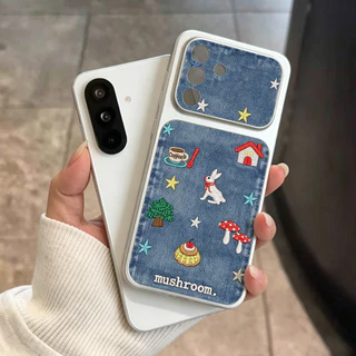 เคสซัมซุง For Samsung A57 A37 A27 A17 A07 A56 A55 A54 A15 A16 A05S S26 S25 S24 S23 Ultra FE เคสนิ่มลายหนังแกะ สีพื้น