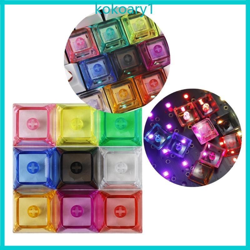 KOKO XDA2 ปุ่มกดสําหรับคีย์บอร์ดแบบกลไก 1U 1x Caps Blank Gaming Backlit Keycaps