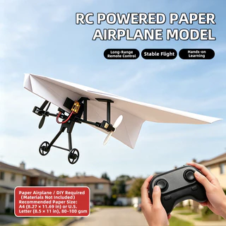 DIY RC กระดาษเครื่องบินเที่ยวบินส่วนประกอบสําหรับชุดรีโมทคอนโทรลเครื่องบินของเล่น Gyro Stabilizer เครื่องไฟฟ้าสําหรับชายหญิง