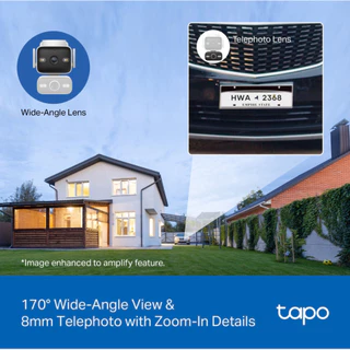 TAPO C575D กล้องวงจรปิด Outdoor ตัวท็อป ประกันศูนย์ฯ ติดตั้งง่าย ภาพชัด 4K