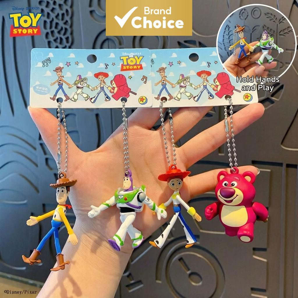 Toy Story พวงกุญแจมือในมือ, Woody Buzz Lightyear JessieLotso จี้สะสม, กระเป๋าของขวัญเครื่องประดับสําหรับแฟน