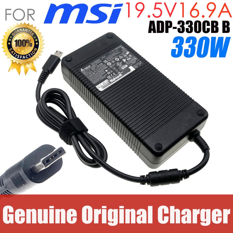 ของแท้ DELTA ADP-330CB B 19.5V 16.9A 330W AC Adapter Charger สําหรับ MSI GT77 GE76 GE77HX 12UH 12UGS