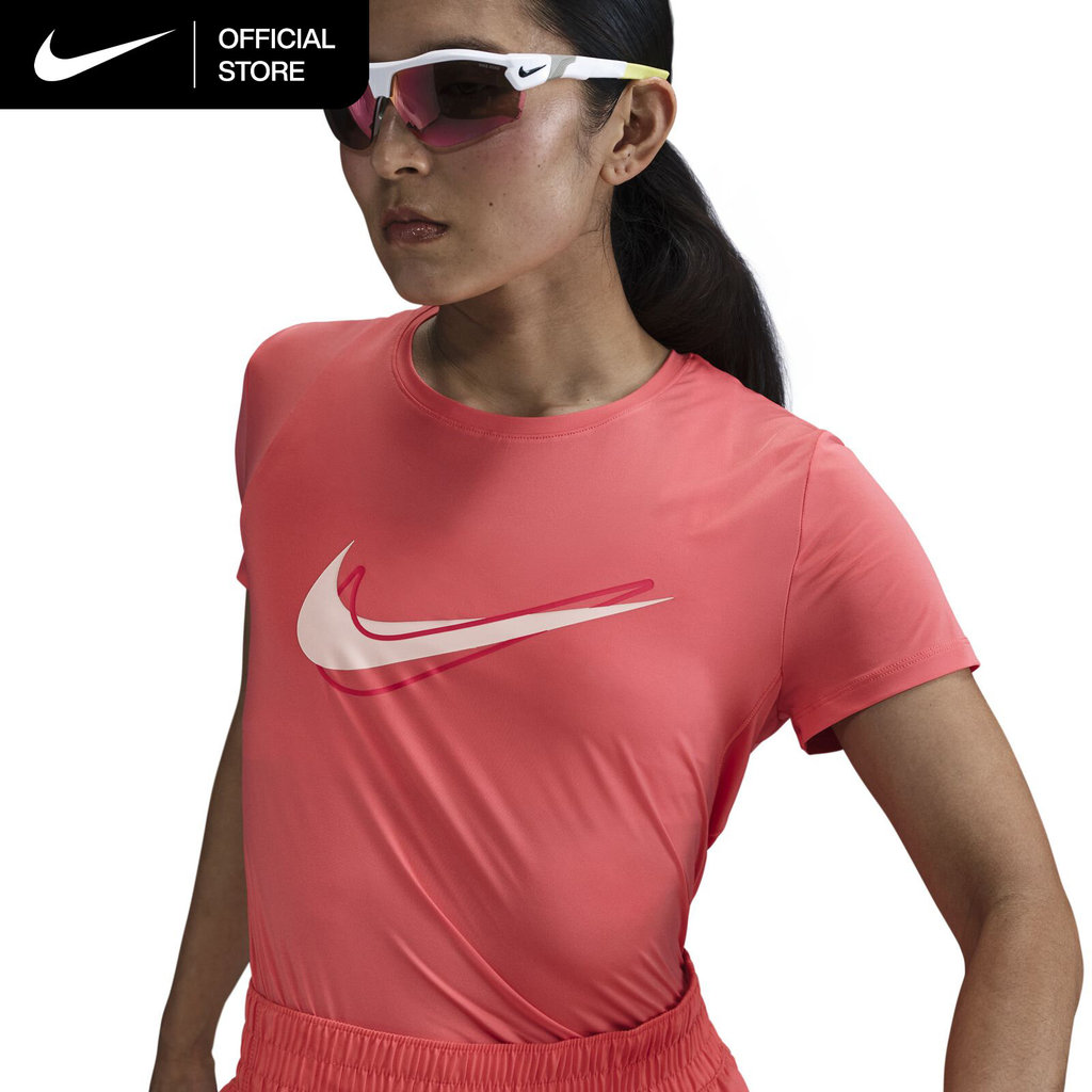 Nike Dri-FIT Women's Swift Short-Sleeve Running Top - Light Magenta [HM9699-503]
