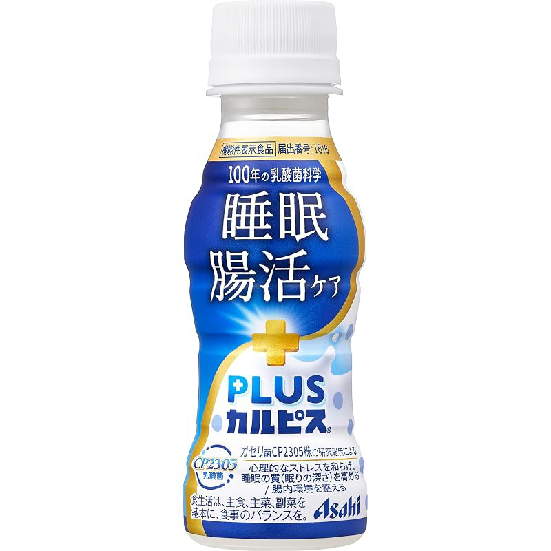 Asahi Beverage PLUS Calpis Lactobacillus Science Sleep & Gut Health Care 100ml x 30 Bottles [Functio