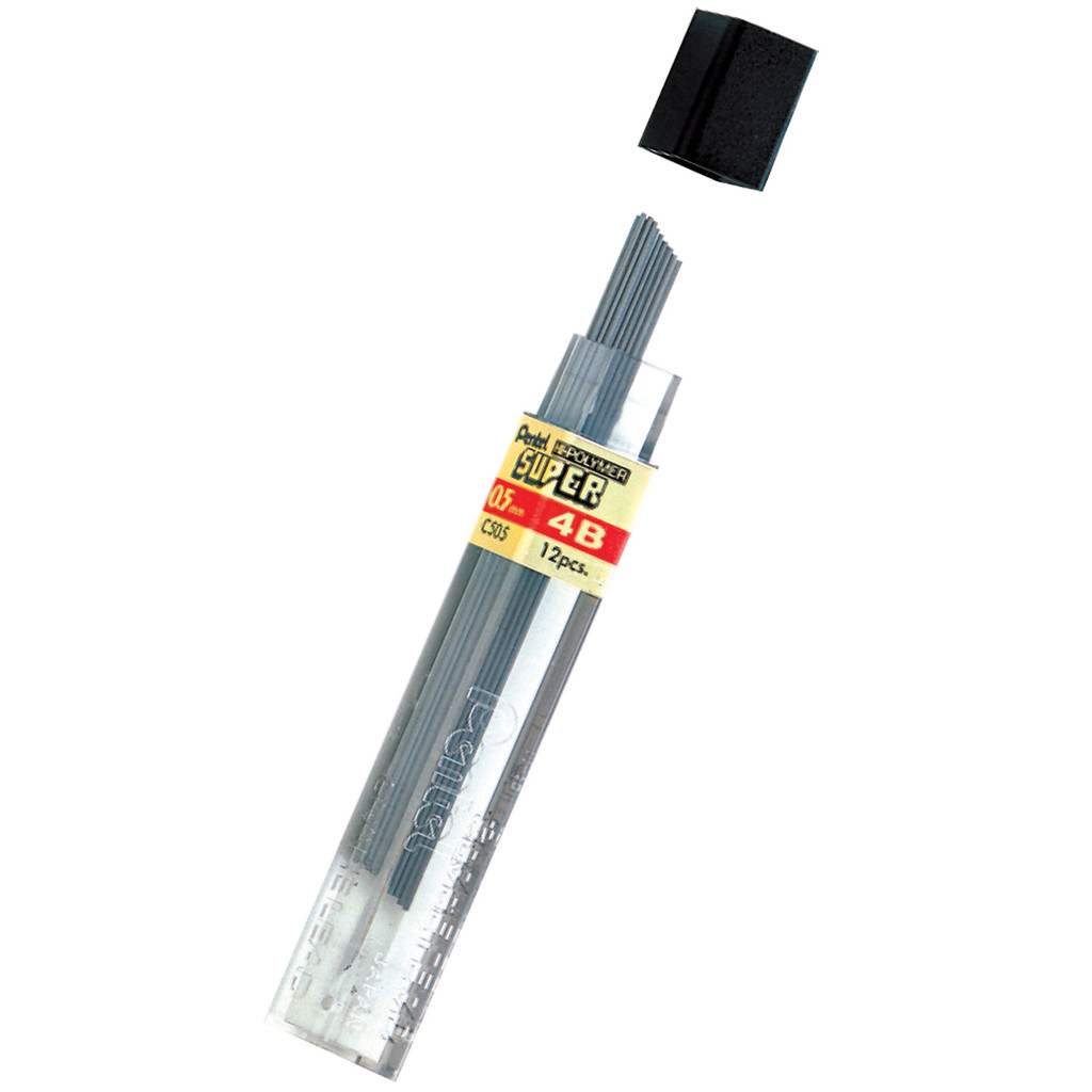 ไส้ดินสอ 4B 0.5 มม. เพนเทล Hi-Polymer C505