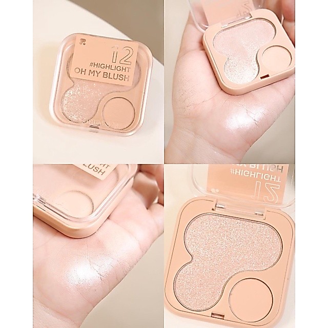 ไฮไลท์ ปัดให้หน้าพุ่ง มีออร่า Highlight 2P Original เนื้อเนียนละเอียด ผิวหน้าฉ่ำวาว วิบวับ เล่นแสง เกลี่ยง่าย สวยมาก