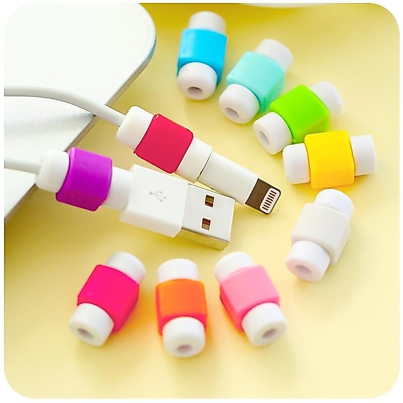 ตัวป้องกันสายชาร์จ ที่ถนอมสายชาร์จ ตัวถนอมสายชาร์จusb ลายการ์ตูนน่ารัก ที่กันสายหัก ที่กันป้องสายหัก ตัวล็อคสายเคเบิล