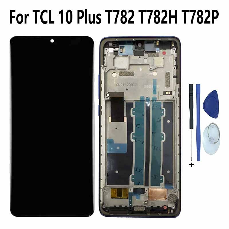 สําหรับ TCL 10 Pro T799 T799H T799B จอแสดงผล LCD Touch Screen Digitizer Assembly สําหรับ TCL 10 Plus
