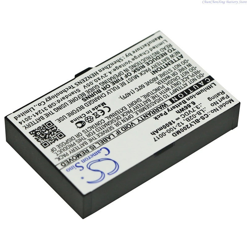 3.7V 1800mAh แบตเตอรี่ LB-02B B-02B 12-100-0017 สําหรับ Biolight M69 JB2102D FABILLS SVINA Evita 4, 