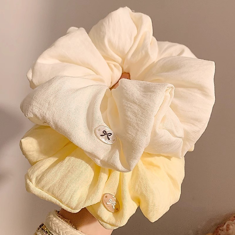 Bowknot Decor Scrunchies ยางรัดผม หางม้า เครื่องประดับผม