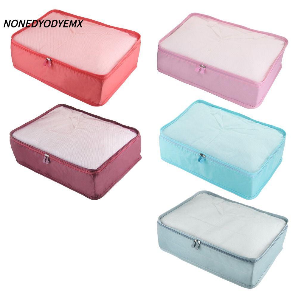 NONDYOMX Travel Storage Bag กระเป๋าเก็บเสื้อผ้าแบบพับได้บรรจุถุงตาข่าย