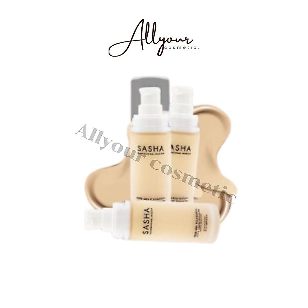 (ของแท้) รองพื้นซาช่า SASHA NUDE SKIN FOUNDATION นู้ดสกิน ฟาวเดชั่น