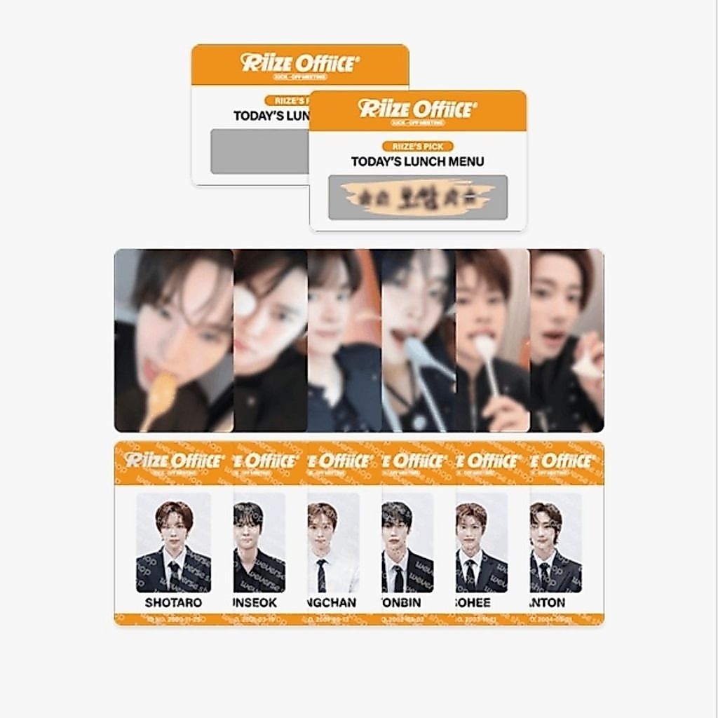 พร้อมส่ง‼️ RIIZE 1000 DAYS FAN PARTY [RIIZE OFFIICE] - FORTUNE SCRATCH CARD