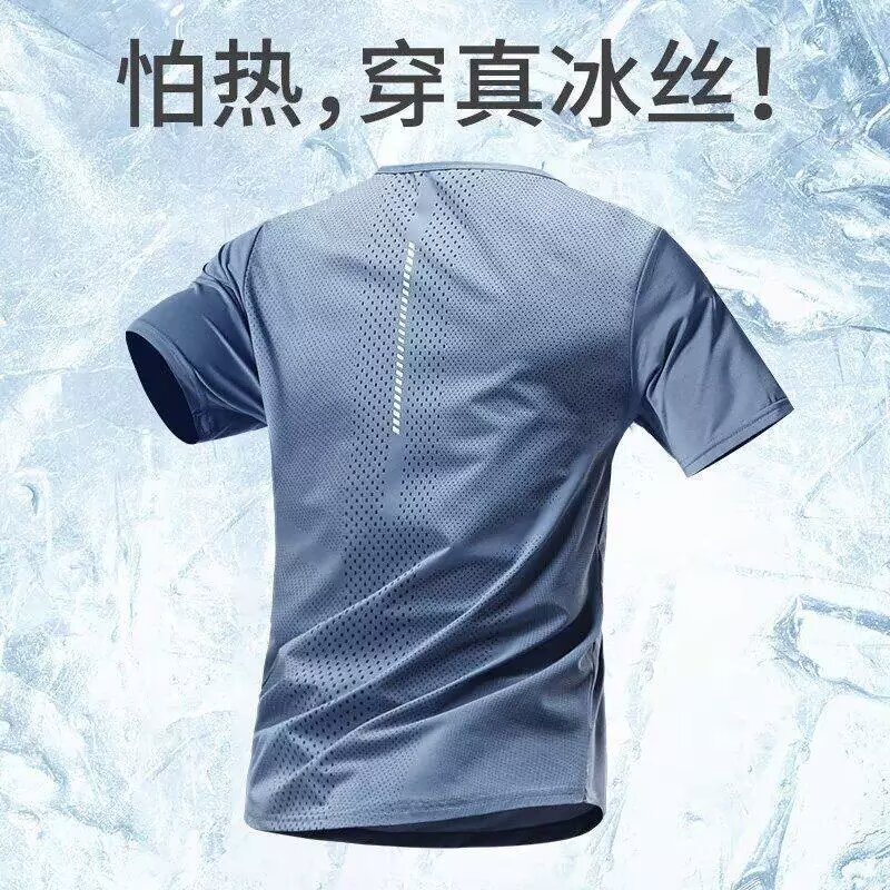 ตาข่ายขนาดบวกไขมันมมกีฬาด้านบนผู้หญิงหลวมแขนสั้นแห้งเร็วเสื้อยืดโยคะเสื้อฤดูร้อนบางเสื้อผ้าออกกําลังกาย