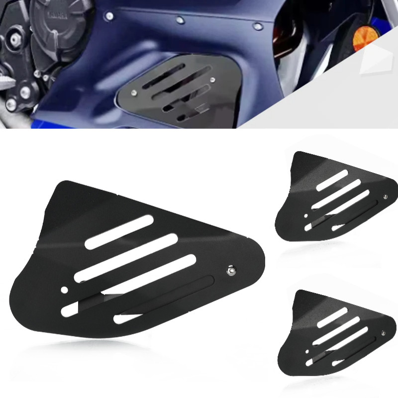 YZF R7 ด้านหน้าท่อไอเสียท่อ Guards สําหรับ Yamaha YZF R7 2021-2022-2023-2024 รถจักรยานยนต์ Muffler P