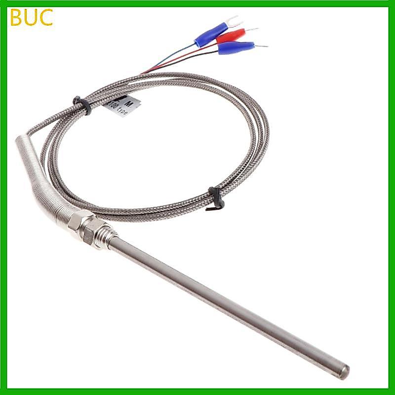 BUC Professional Pt100 Thermocouple M8 สกรูความยาว 1 เมตร-หัว 5mmx100mm