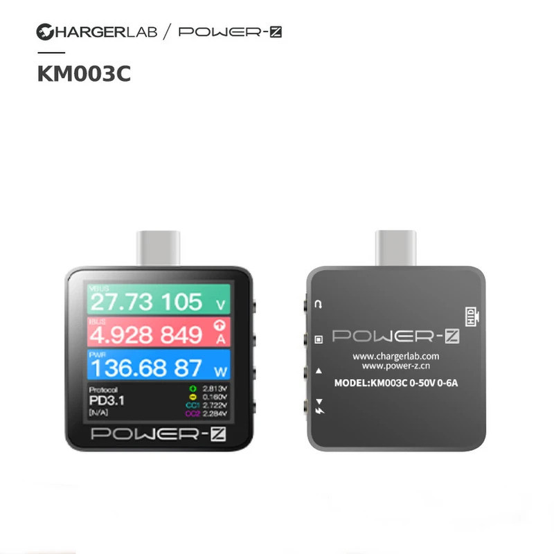ChargerLAB POWER-Z 240W PD3.2 Fusion Fast Charging Protocol Tester KM003C Power Meter
